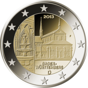2 euro commemorativi germania Baden-Württemberg 2013